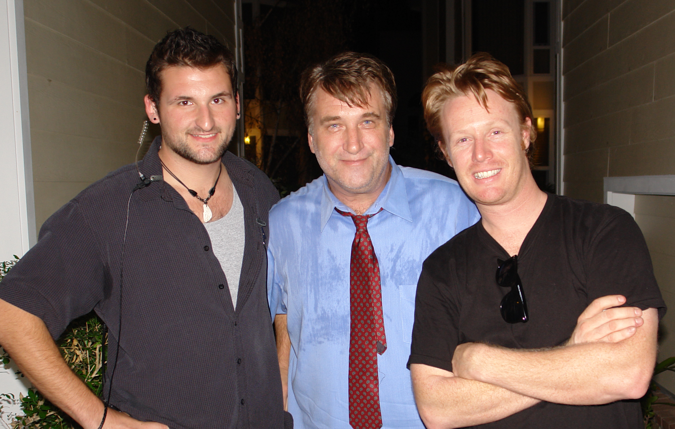 With actor Daniel Baldwin and director Ryan Barton-Grimley on set of THE TRUTH.