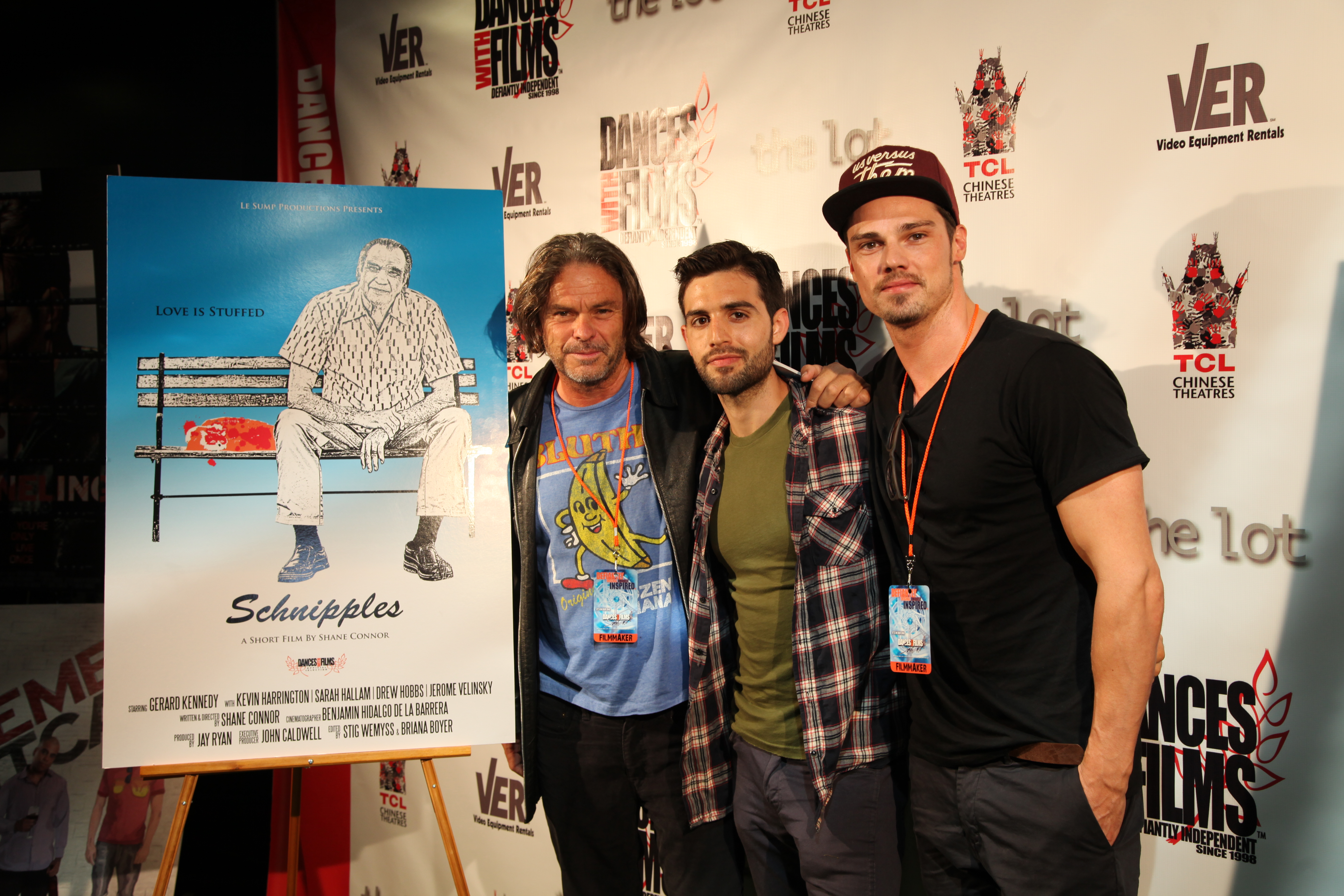 Jerome Velinsky at 'Schnipples' Premiere with Shane Connor & Jay Ryan