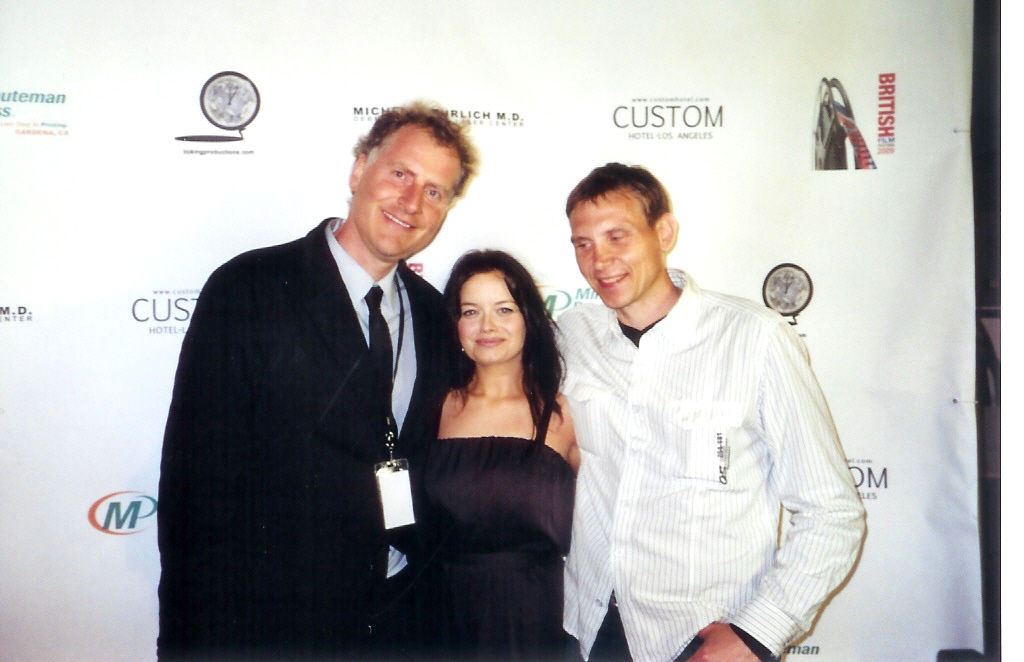 Michael Chateau, David Antonelli and Sarah Combarr at the British Filmfestival in LA 2009