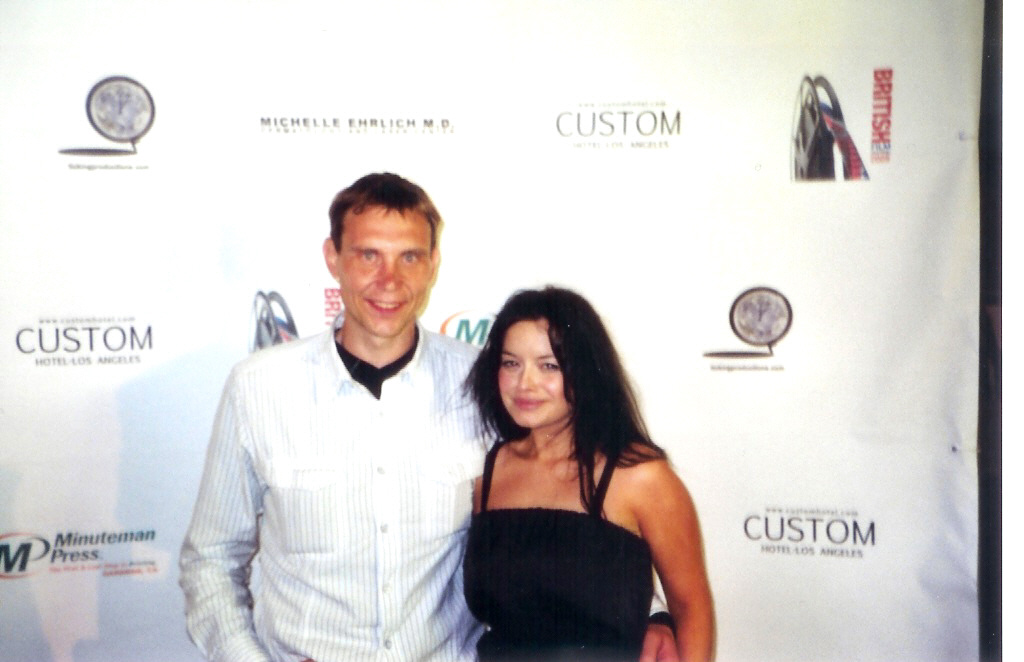 Michael Chateau and Sarah Combarr at the British Filmfestival in LA 2009