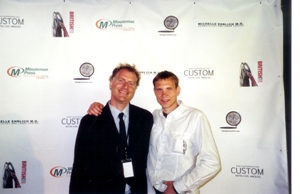 David Antonelli and Michael Chateau at the British film festival in LA Mai 2009