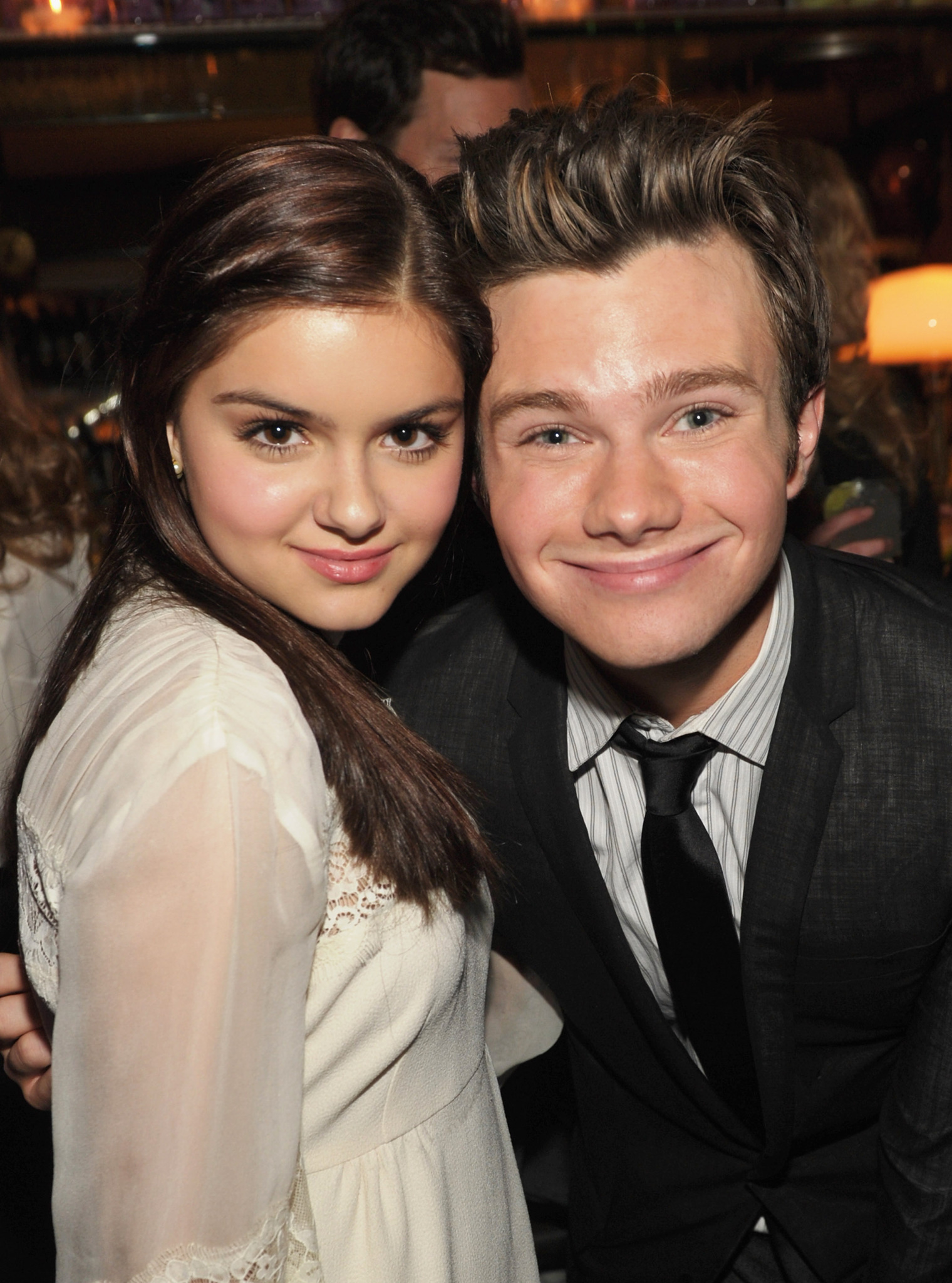 Ariel Winter and Chris Colfer