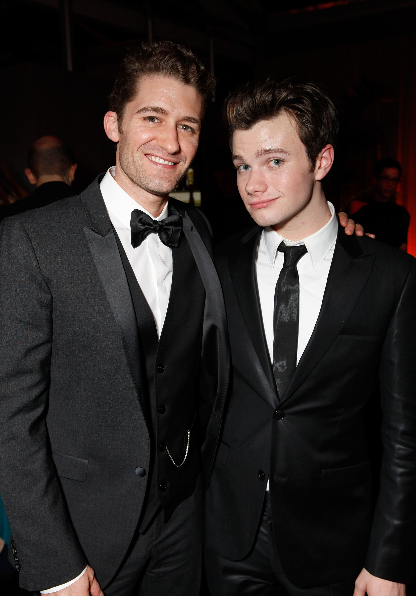 Matthew Morrison and Chris Colfer