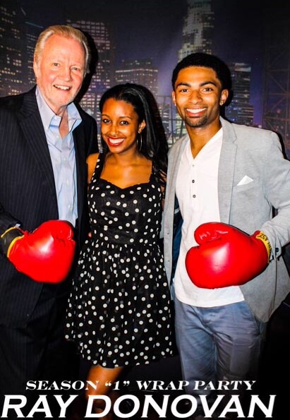 John Voight, Casting Director Leigh Jonte and I