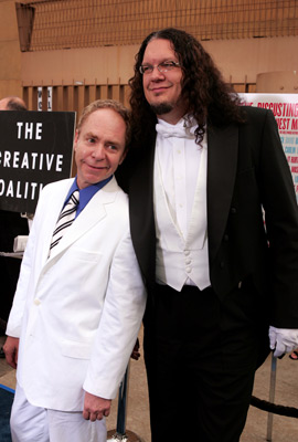 Penn Jillette and Teller at event of The Aristocrats (2005)