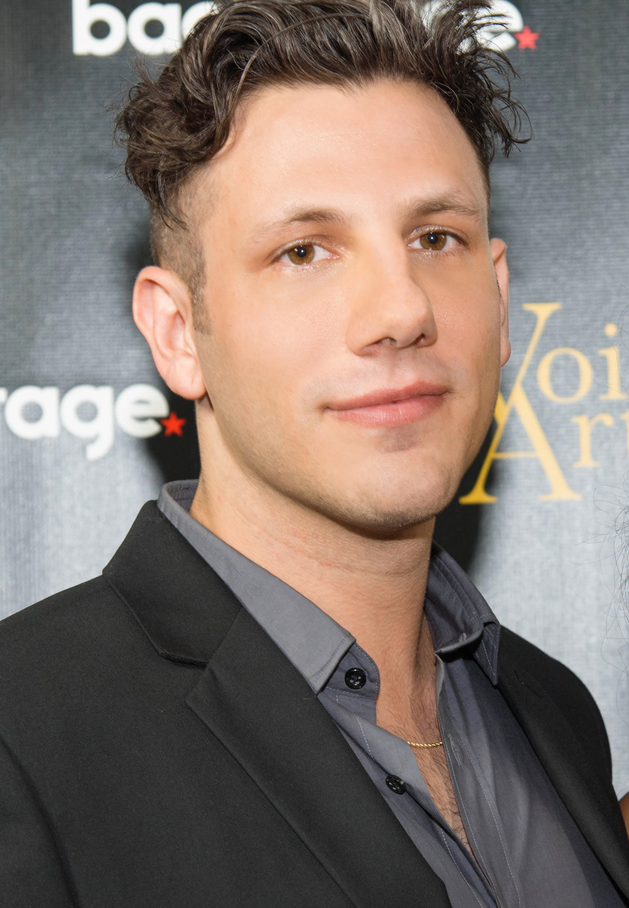 Maxx Hennard at the 2014 Voice Arts Awards at the Pacific Design Center, Los Angeles.