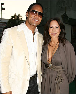 Dany Garcia & Dwayne Johnson