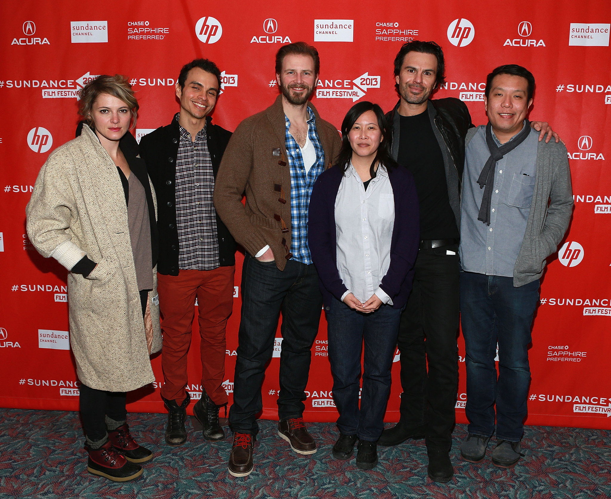 Yen Tan, Amy Seimetz, Kim Yutani, Bill Heck and Alfredo Maduro at event of Pit Stop (2013)