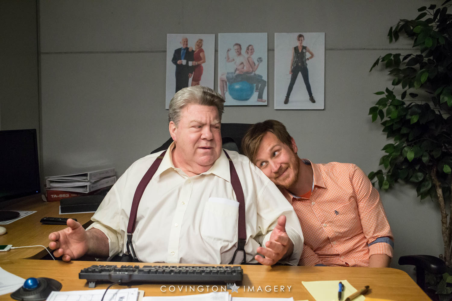 Still of George Wendt and Ted Cannon in Wake Up America! (2015)