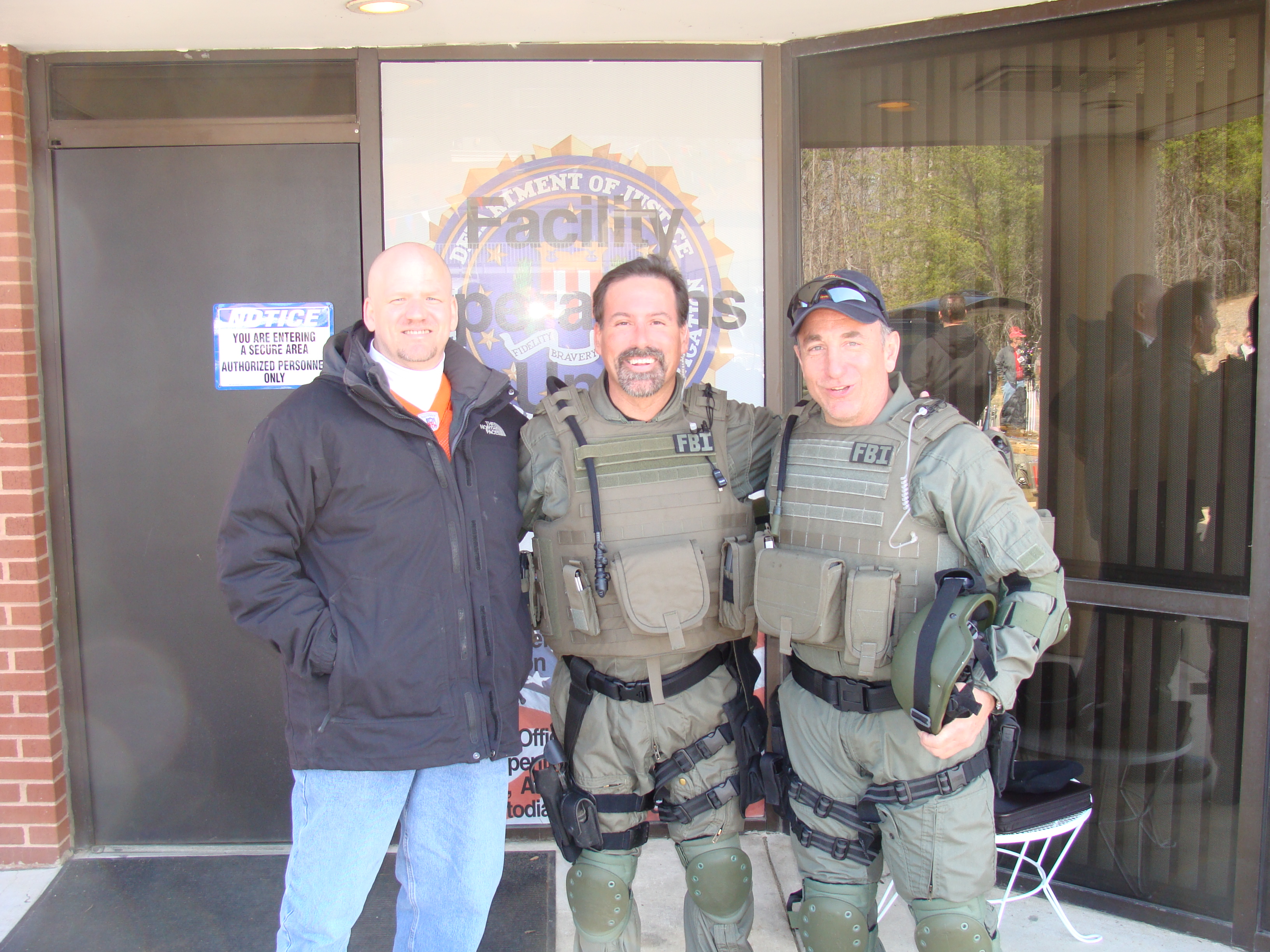 SWAT Team Leader Liam Ferguson with Tv Pilot 