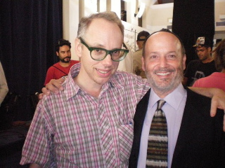 With independent director Todd Solondz during the filming of his last production 