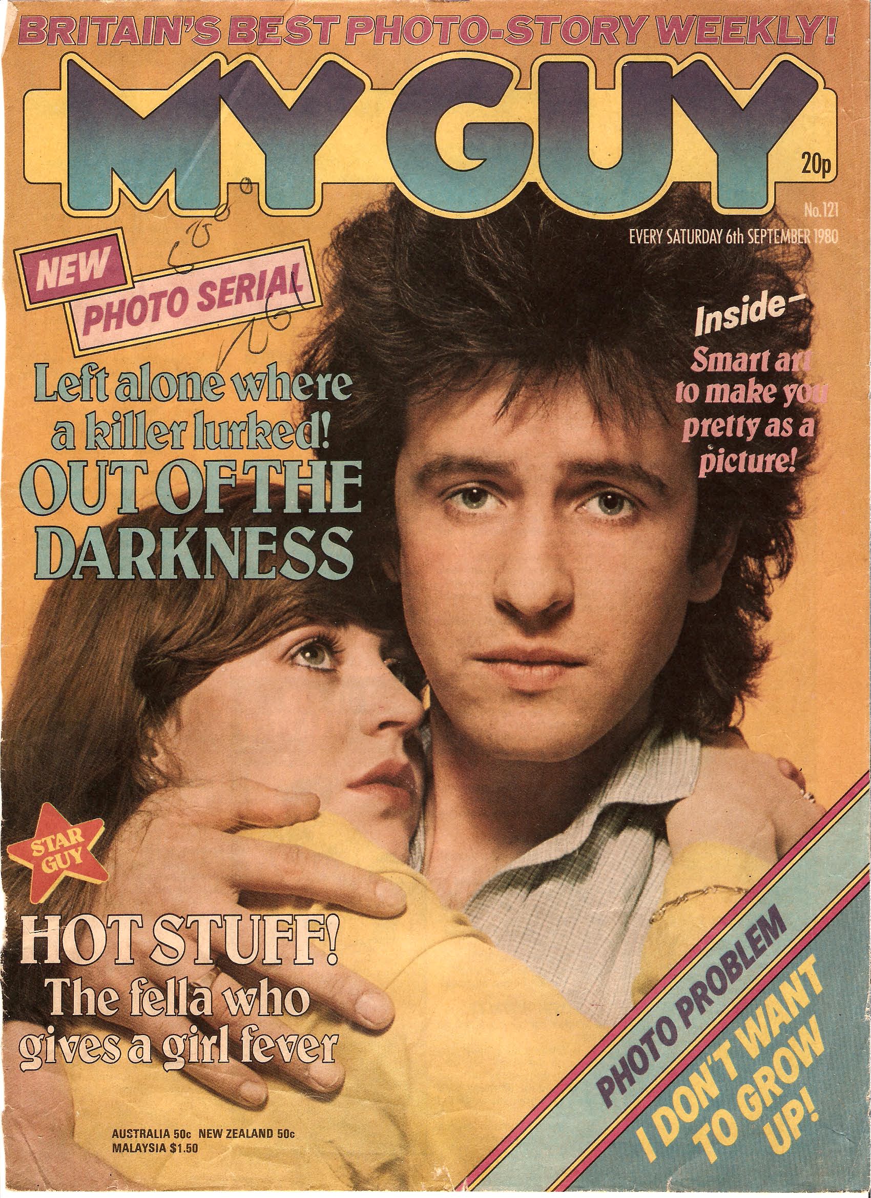 David on Front Cover When he was 17