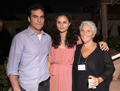 Joaquin Phoenix, Rain Phoenix and Heart Phoenix