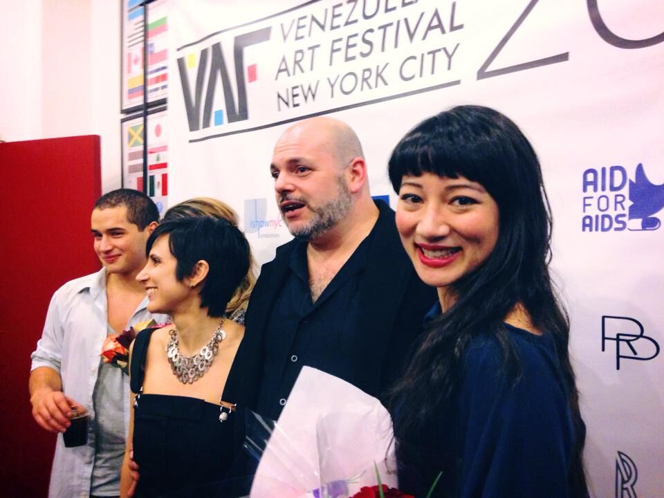 Eugenia Tempesta at the premiere of O.K. at the Venezuelan Art Festival in NYC
