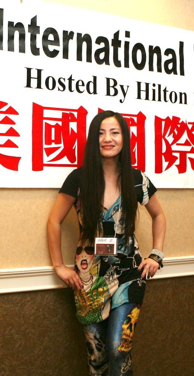 actress Nina Xining Zuo @ international film festival photo by Susan Li.