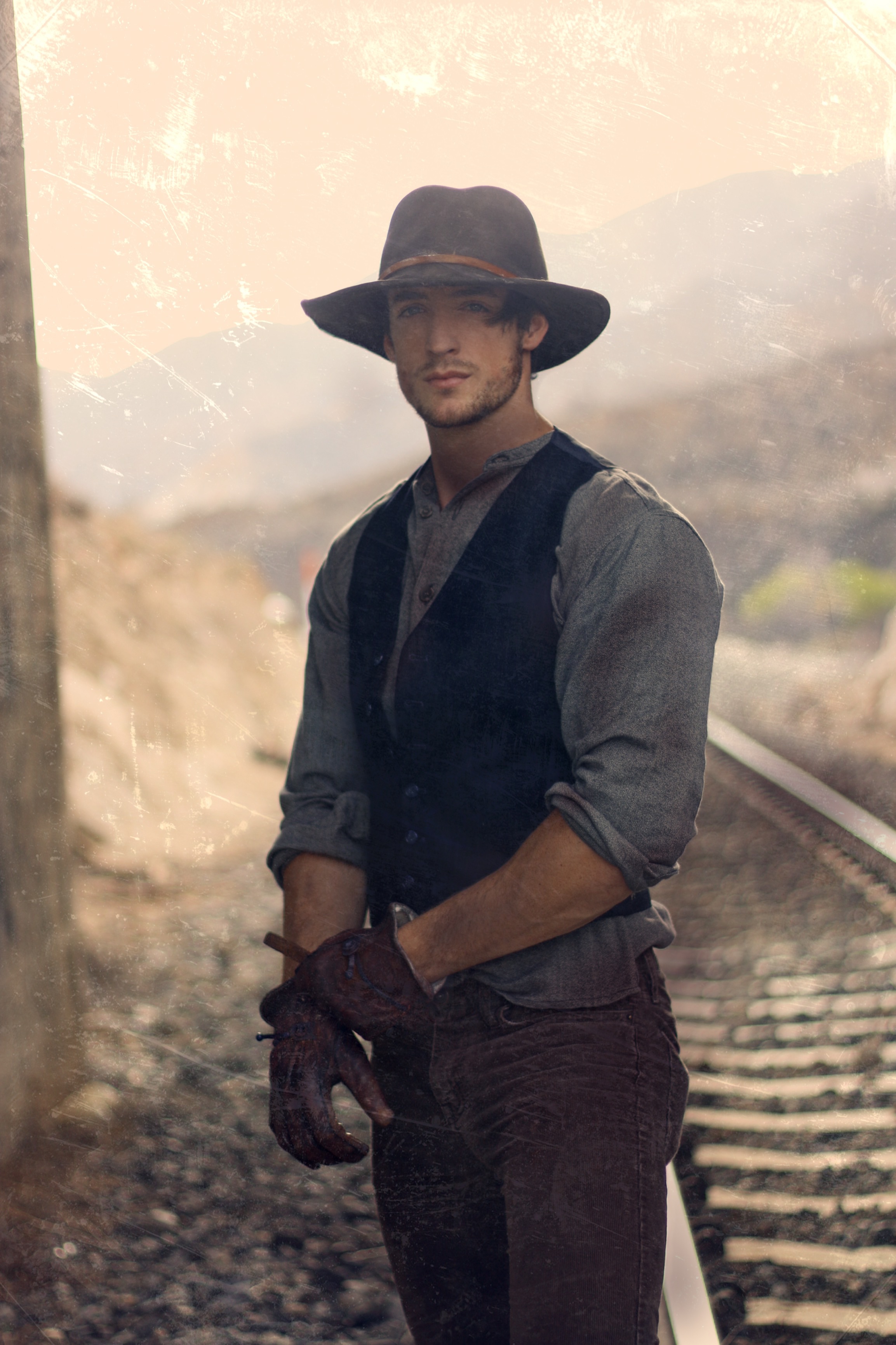 Justin Price as Edgar Buchanan in Legends of the Gold Rush. 2016