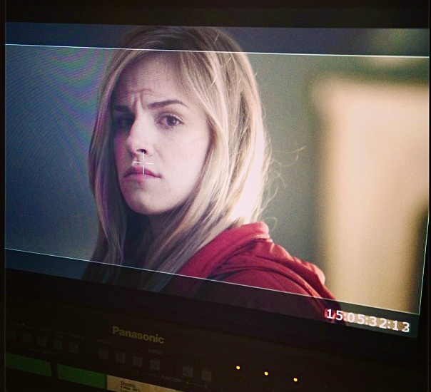 screenshot on the set of Appleton