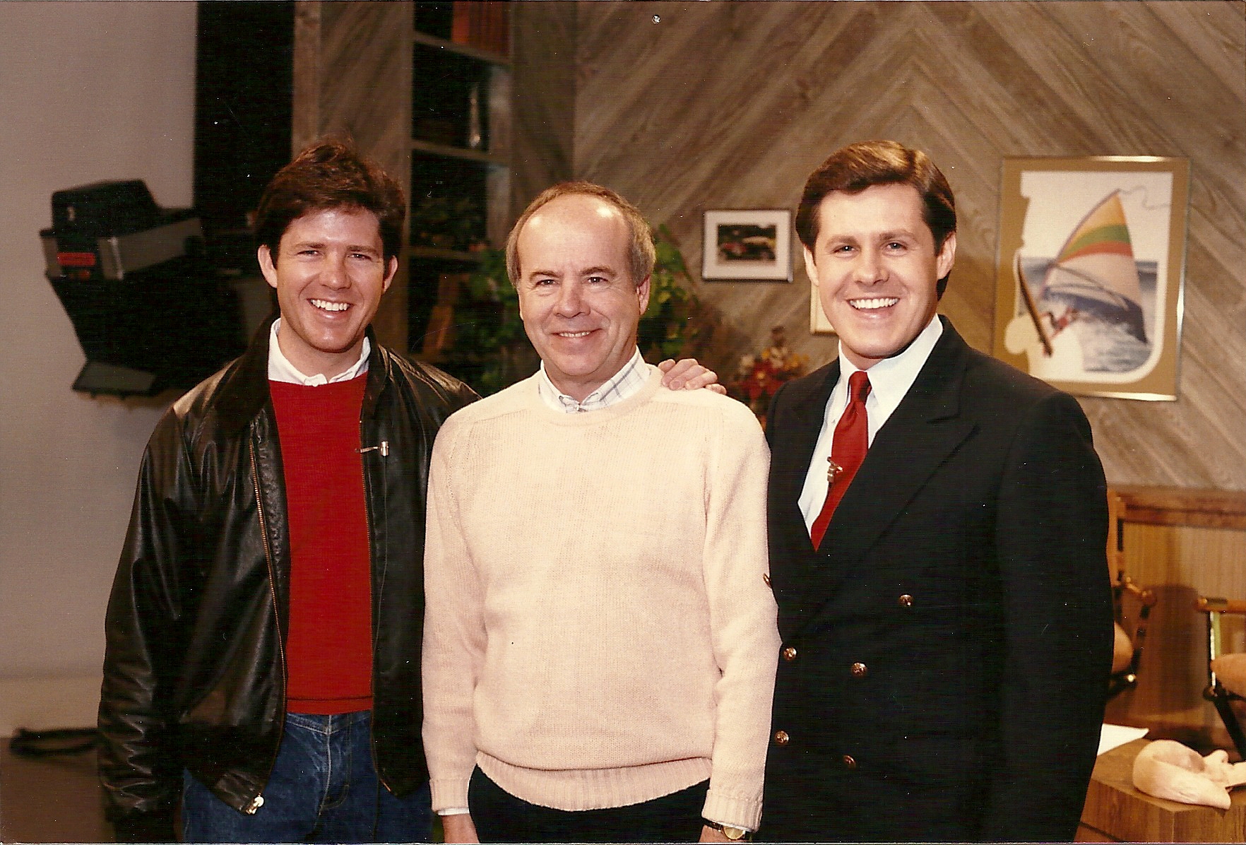 Tim Conway appears on the McCain Brothers show in Oklahoma City.