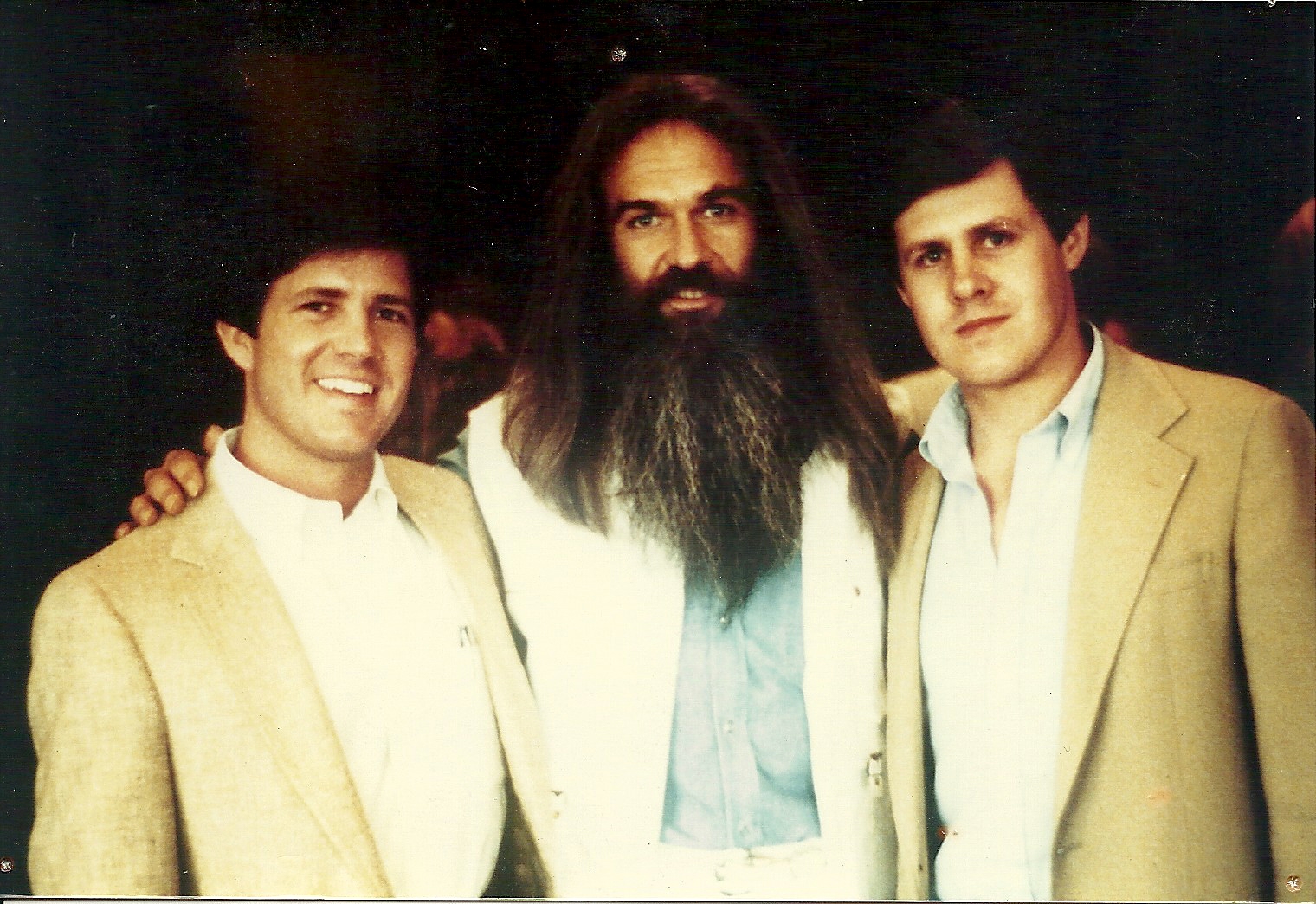 William Lee Golden of the Oak Ridge Boys with the McCain Brothers in Oklahoma City.