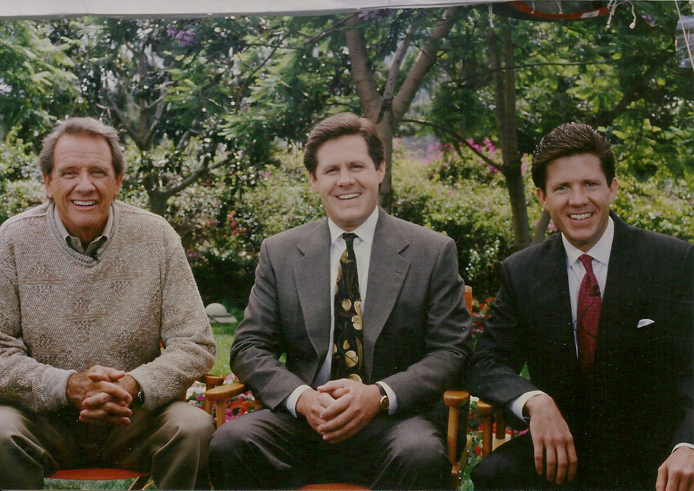Richard Crenna with Ben McCain and Butch McCain.