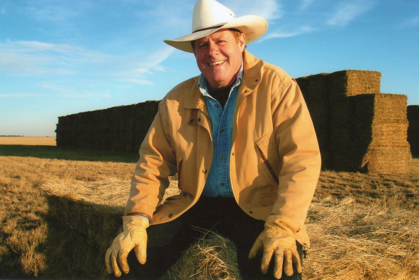 Ben McCain on the farm in Texas.