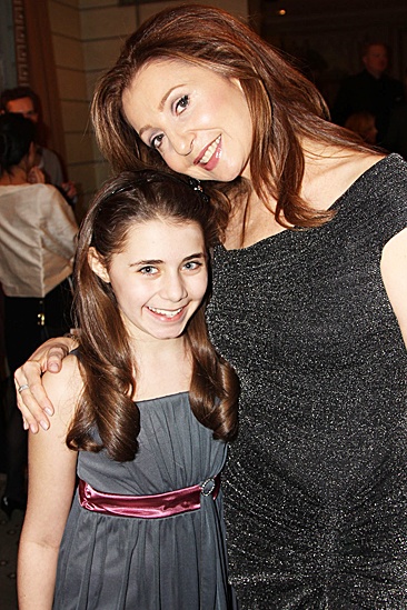 Rachel Resheff with Donna Murphy performing at the 2011 Drama League Benefit honoring Kristin Chenoweth