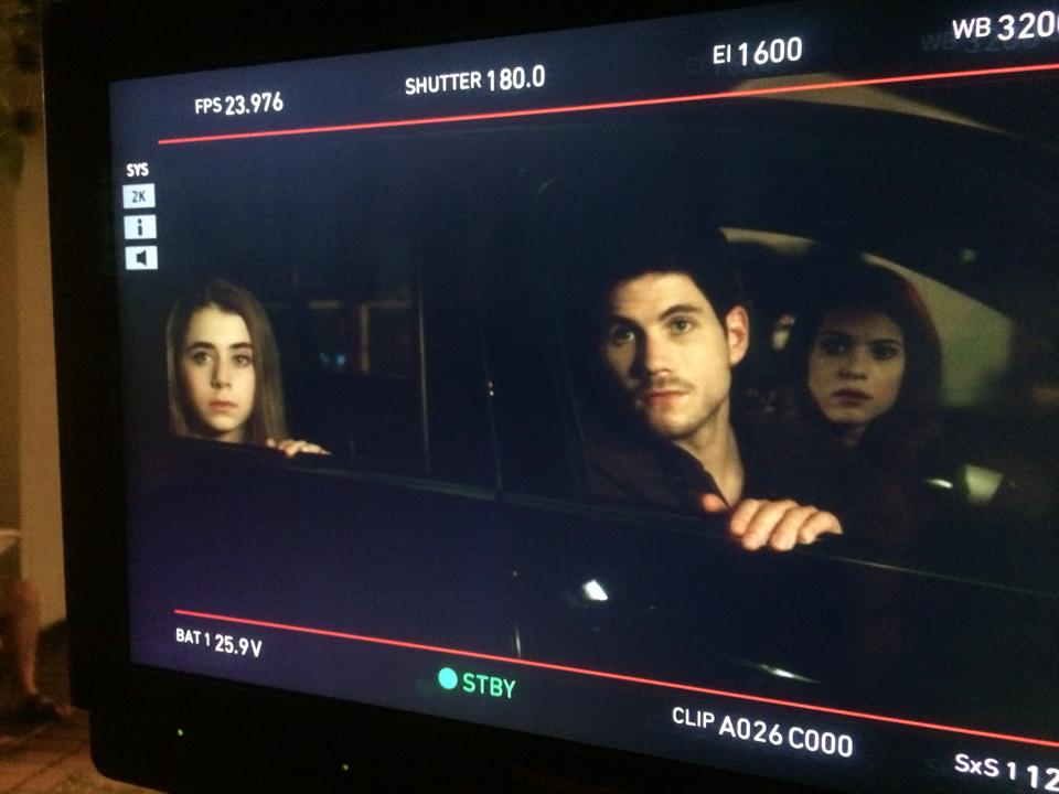 As Emily in The Escort with Michael Doneger and Lyndsy Fonseca