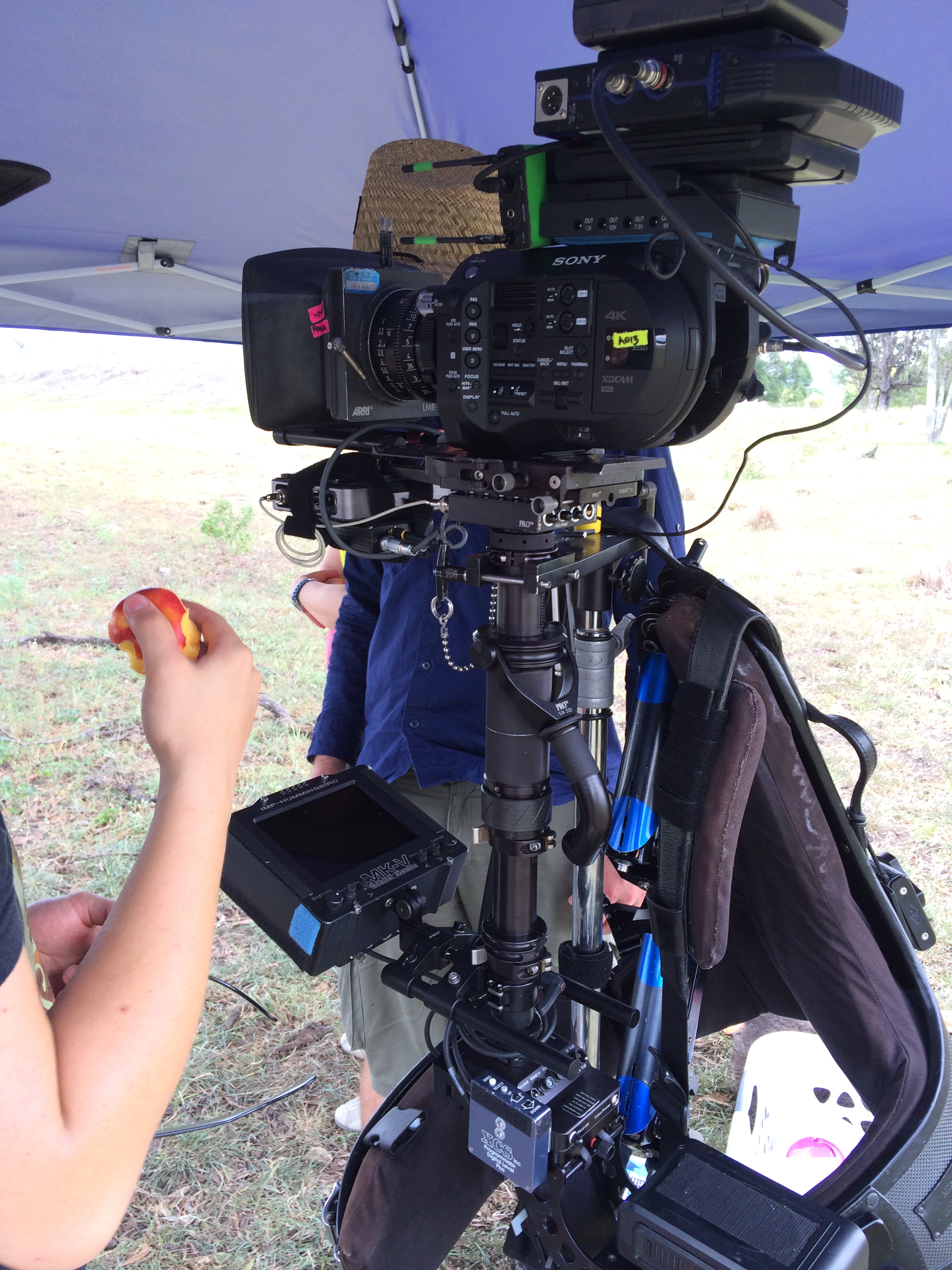 Ronin 3 axis gimbal on location