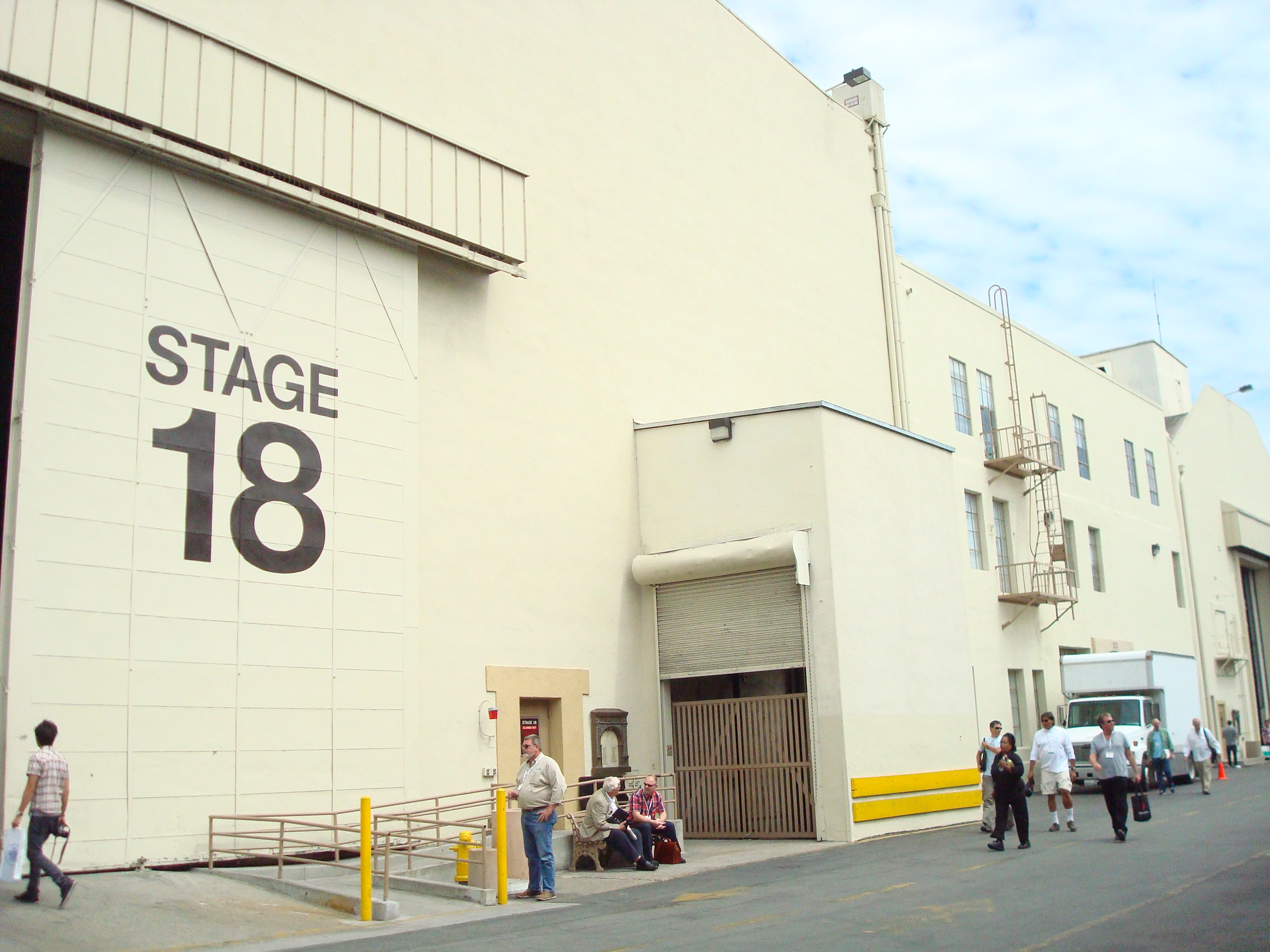Douglas Brian Miller on location at Paramount Studios.