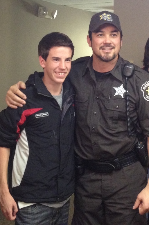 Filming with Dean Cain in Holiday Miracle