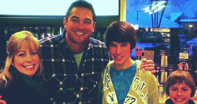 Filming with Dean Cain
