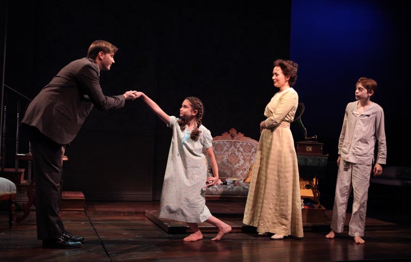 Bill Heck, Emily Robinson, Virginia Kull, Dylan Riley Snyder in The Widow Claire/The Orphans' Home Cycle