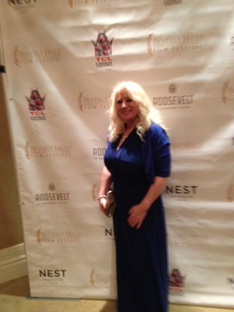 Kathy at the Beverly Hills Film Festival 2014 Nominated. Finalist.