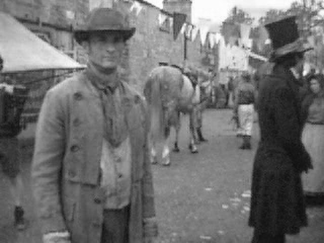 on the set of The Old Curiosity Shop, Dublin