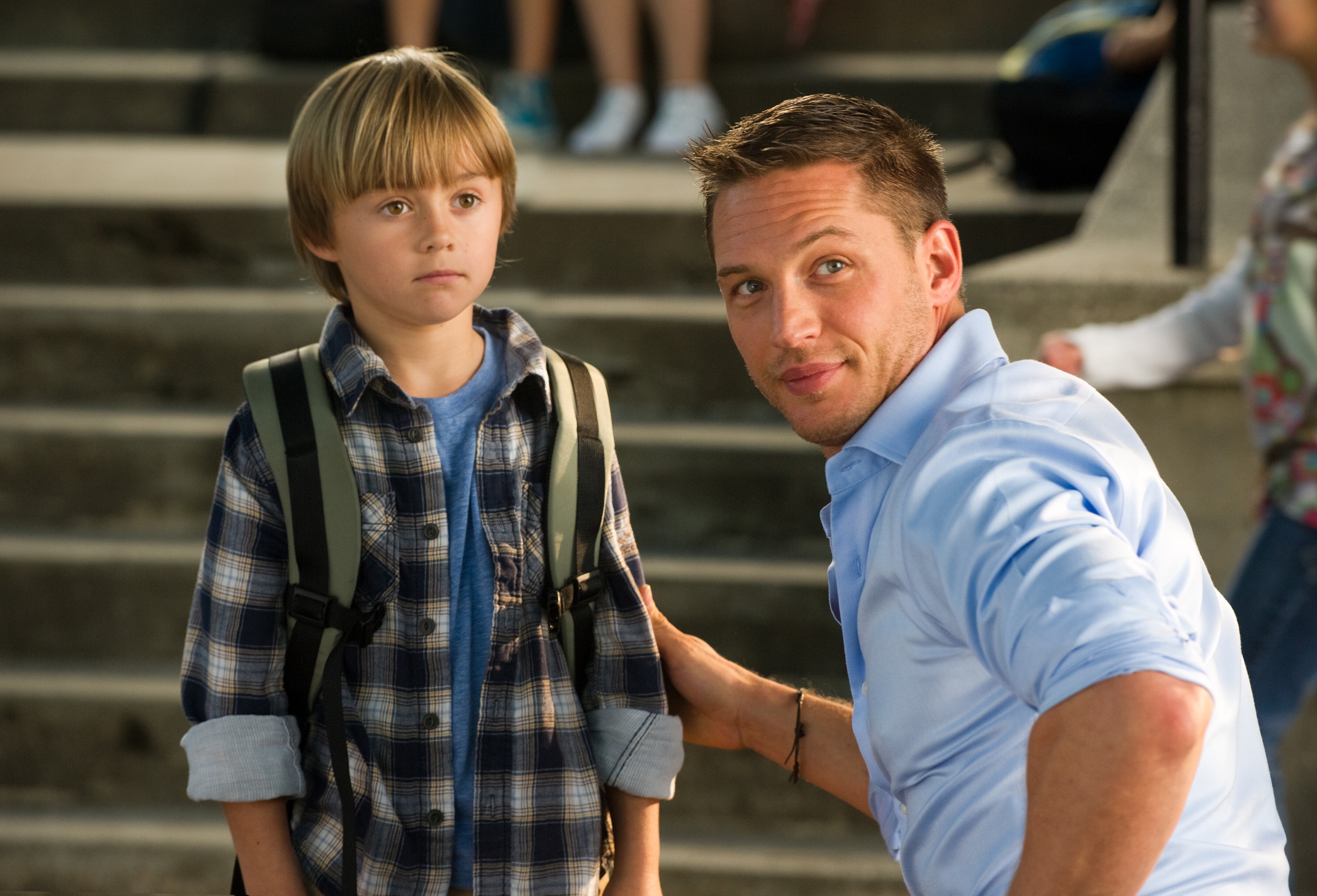 still shot of John Paul Ruttan and Tom Hardy, This Means War