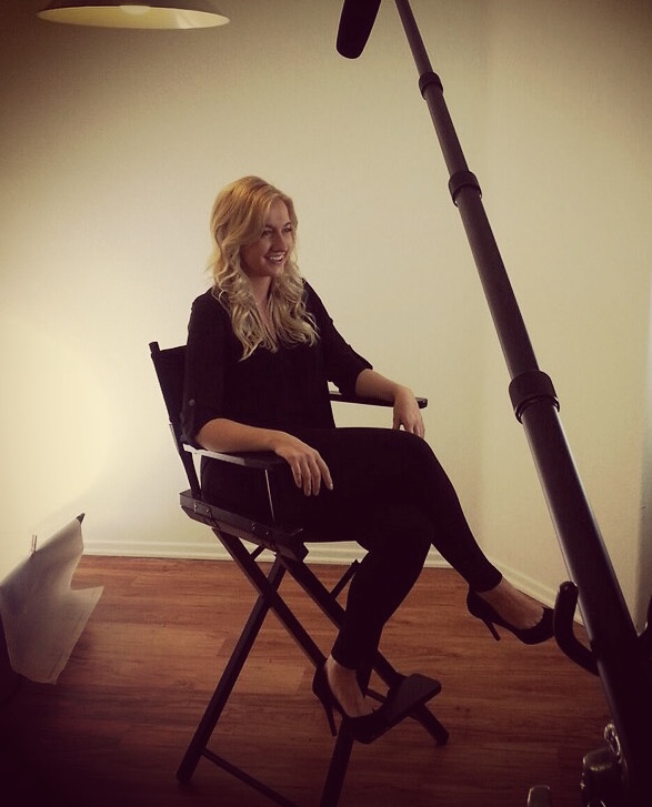 Laura Linda Bradley doing press in Los Angeles for her new choreography project.