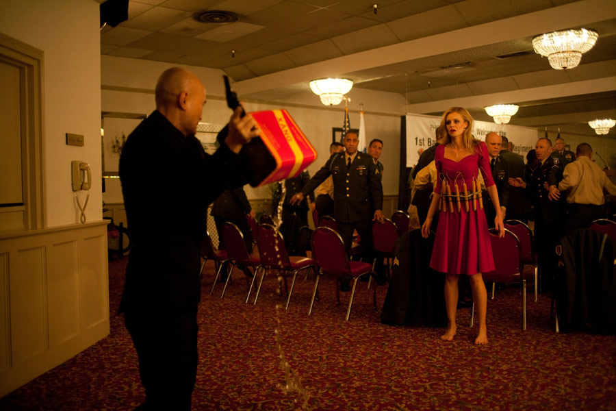 Still of Christine Marzano and Long Nguyen in Seven Psychopaths