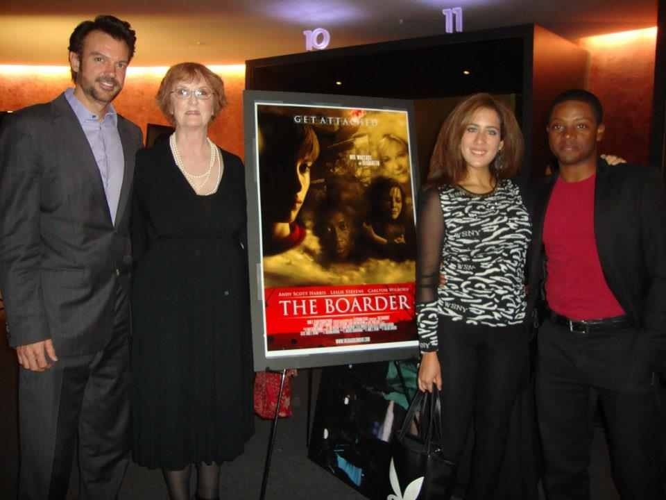 Eric, Jane, Carmen, Patrick at the premiere of THE BOARDER.