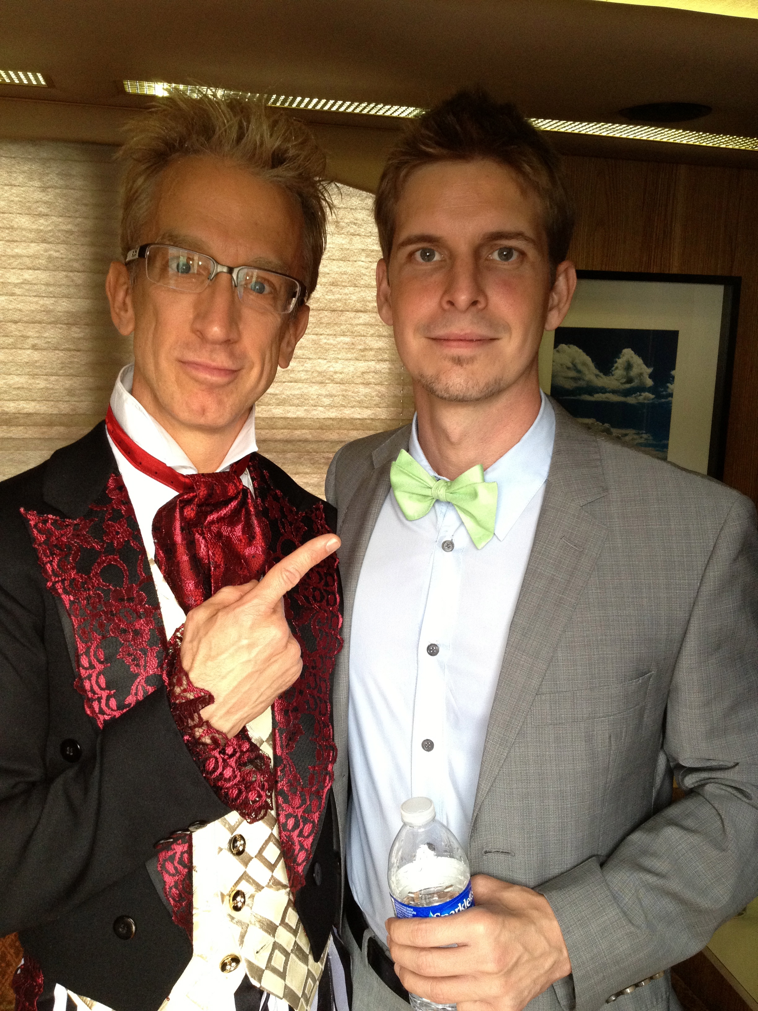 Andy Dick and Derrick Redford at Dancing with the Stars.
