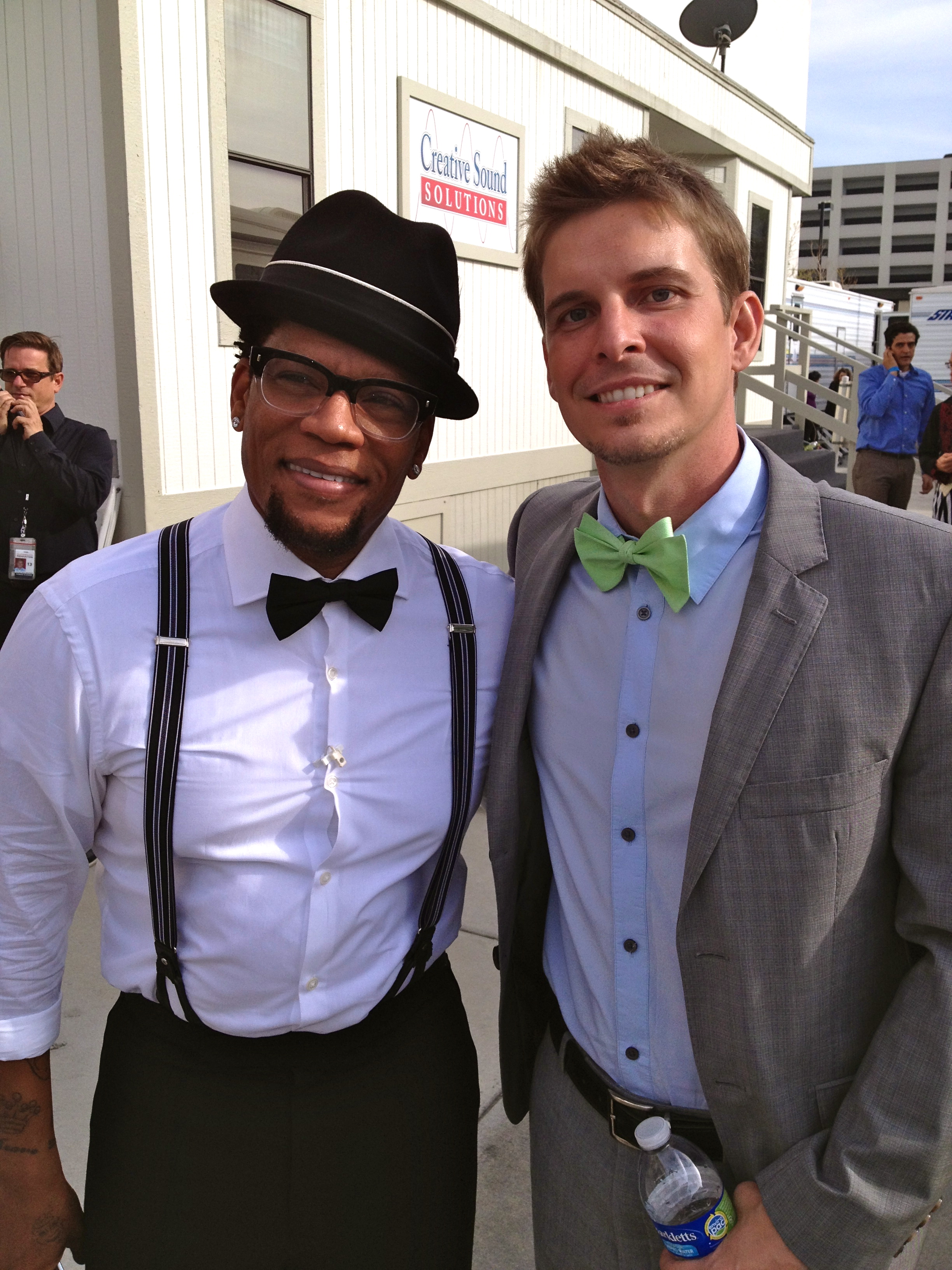 D.L. Hughley and Derrick Redford at Dancing with the Stars.