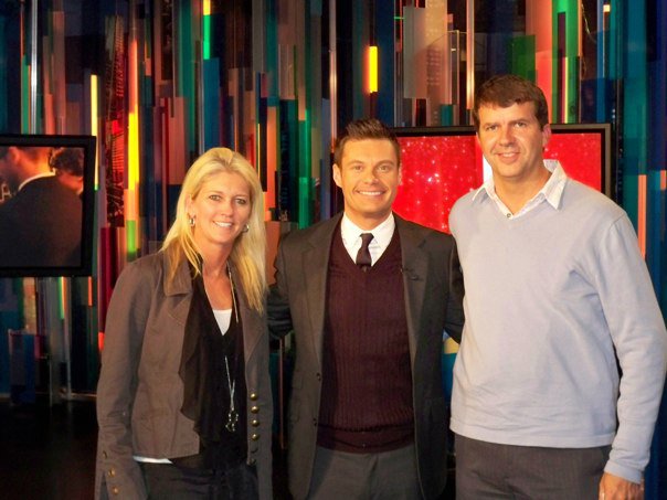 Jim Vinyard, Ryan Seacrest and Myself - at Studio