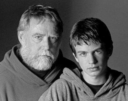 Nick Kryah as The Giver and Mitchell List as Jonas (2010).