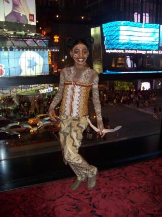 Nia Imani as Young Nala in Disney's The Lion King on Broadway