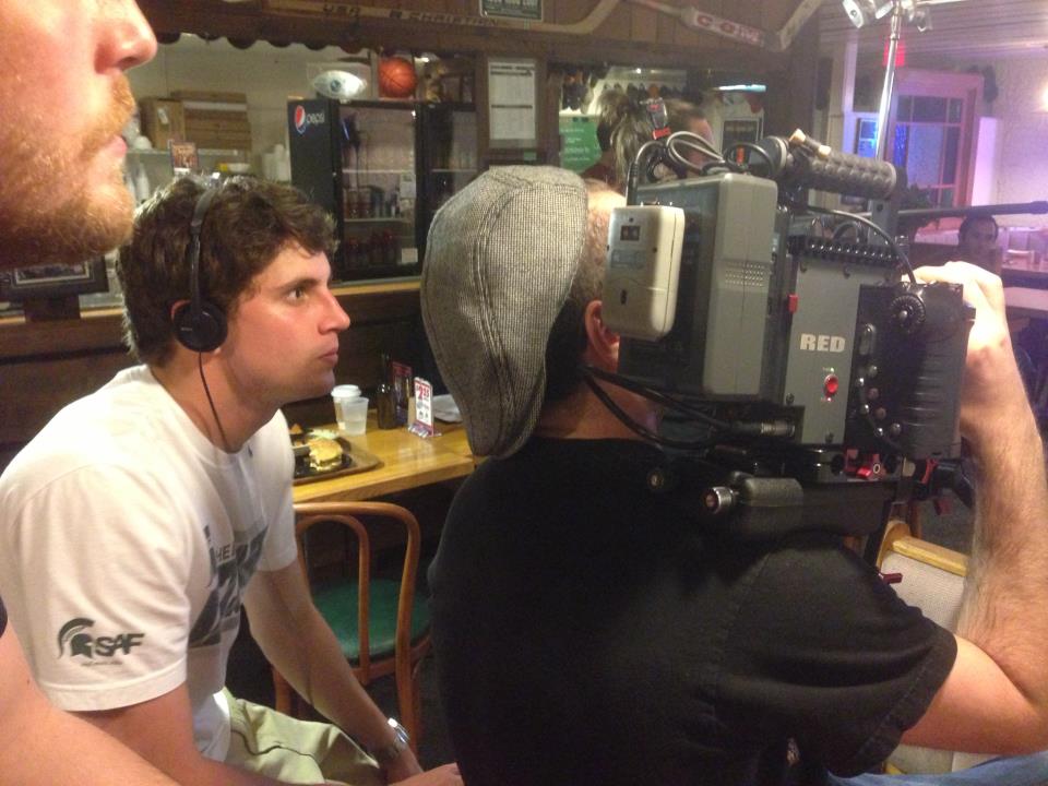 Bret Miller (Director) and Pat Dowdle (DP) on the set of 