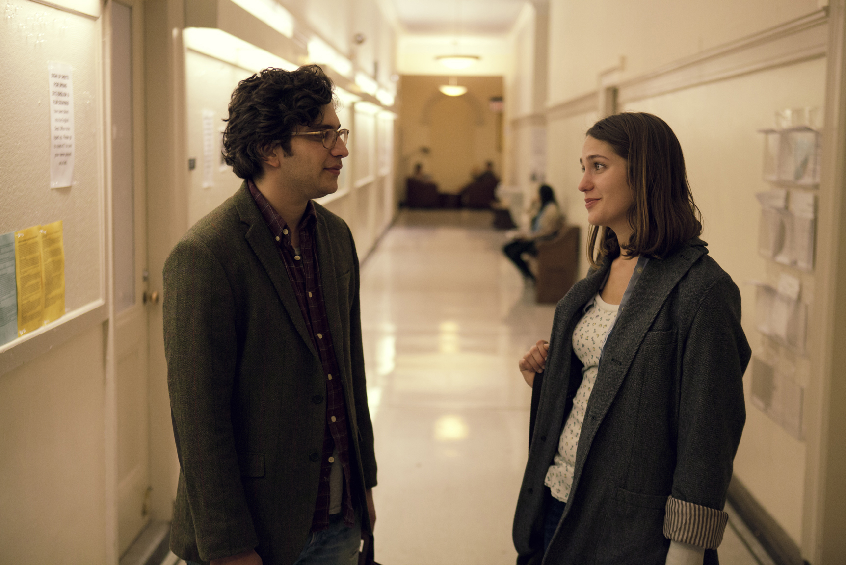 Still of Matthew Shear and Lola Kirke in Mistress America (2015)