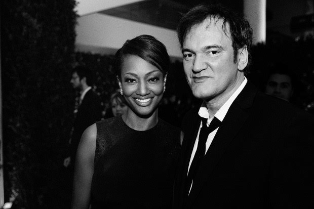 Quentin Tarantino and Nichole Galicia