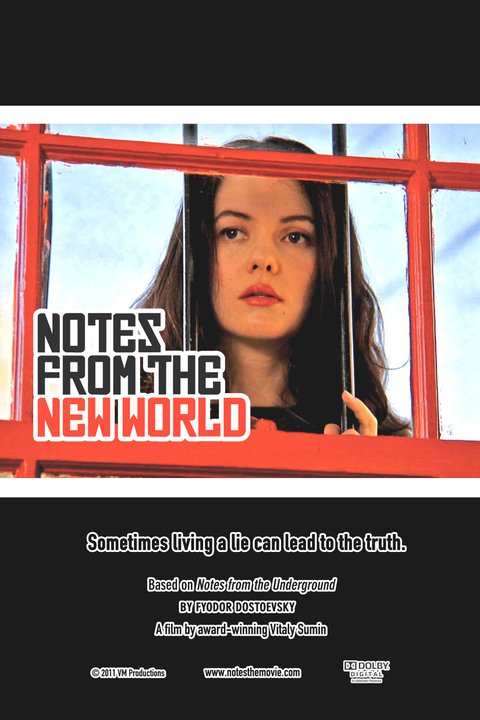 Natasha Blasick on the poster of Notes From New World