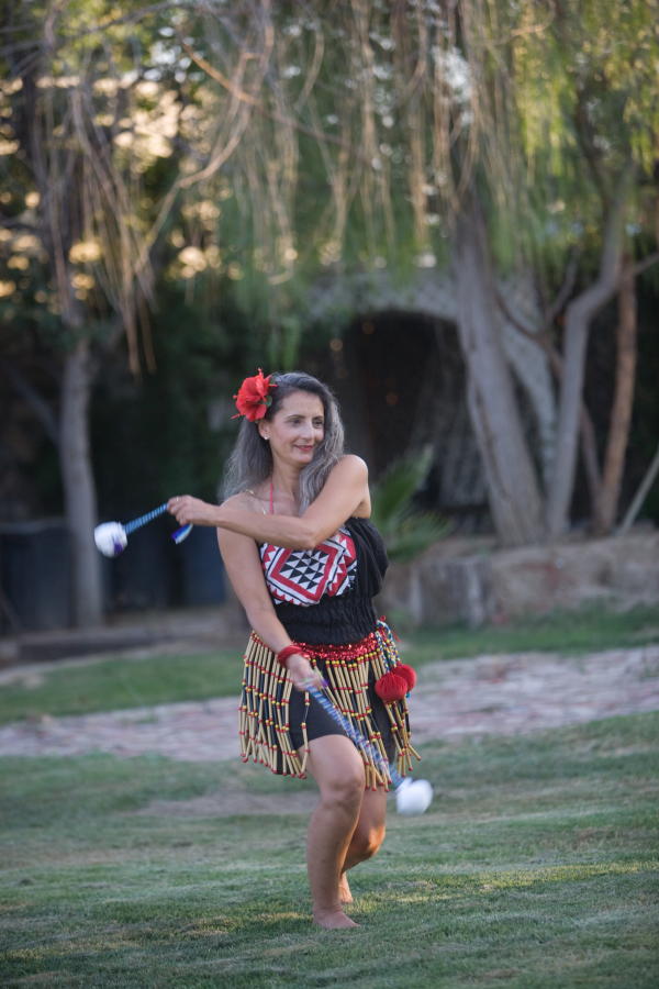 Poi Balls with Mauri Skirt