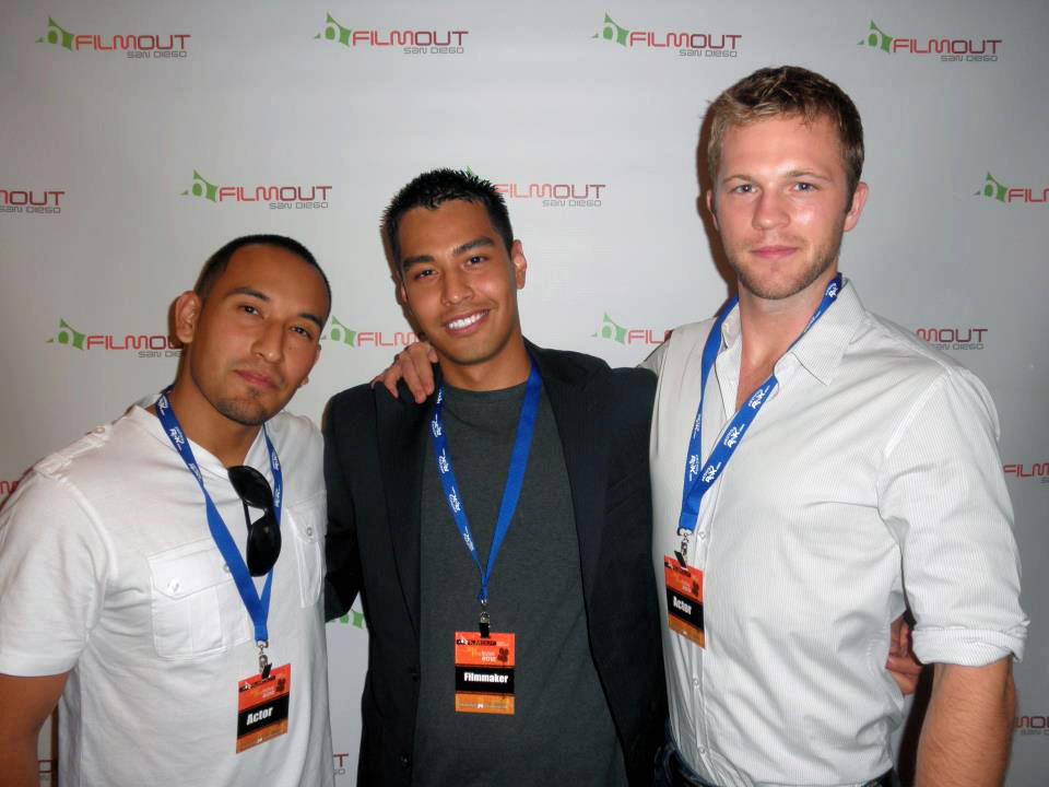 At the San Diego Film Festival with Tyler Kimball and James Valdez