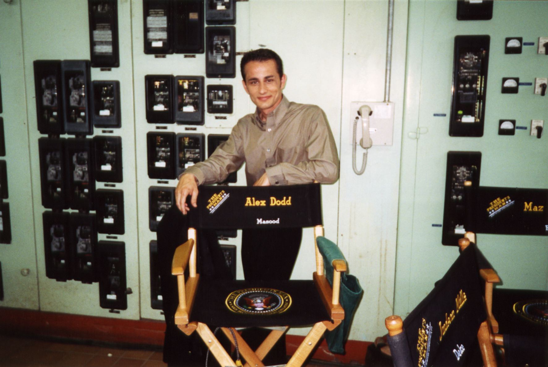 The Presidents Man II, Ali Afshar on set